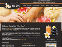 Tablet Screenshot of beautynailspa-attleboro.com